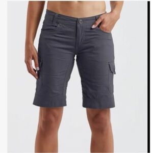 KUHL Splash 11" Green Cargo Hiking Shorts Women's Size 6